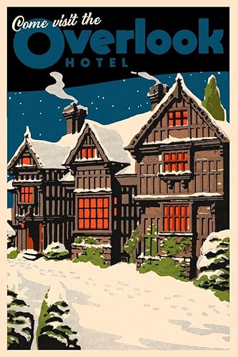 Miniatura 1 de Póster impreso de Come Visit The Overlook de la famosa película de terror de 16 x 24 pulgadas