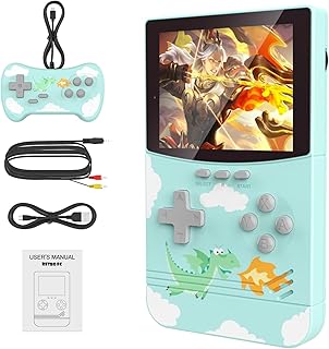 Retro Handheld Game Console with 500 Classical FC Games, 3.0In Screen Video Game Console 1000mAh Handheld Video Game Support for Connecting TV Gift Christmas Birthday Presents for Kids Adults