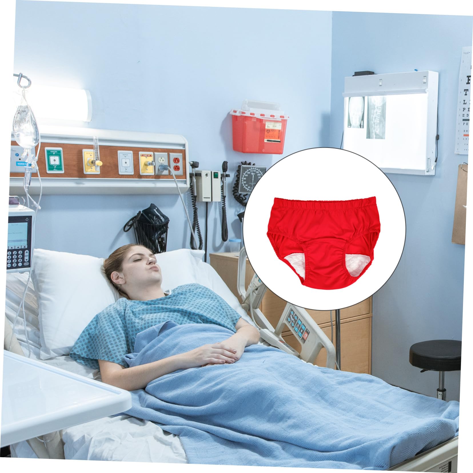 Culotte Lavable D’Incontinence Xxl en Coton pour Personnes Âgées