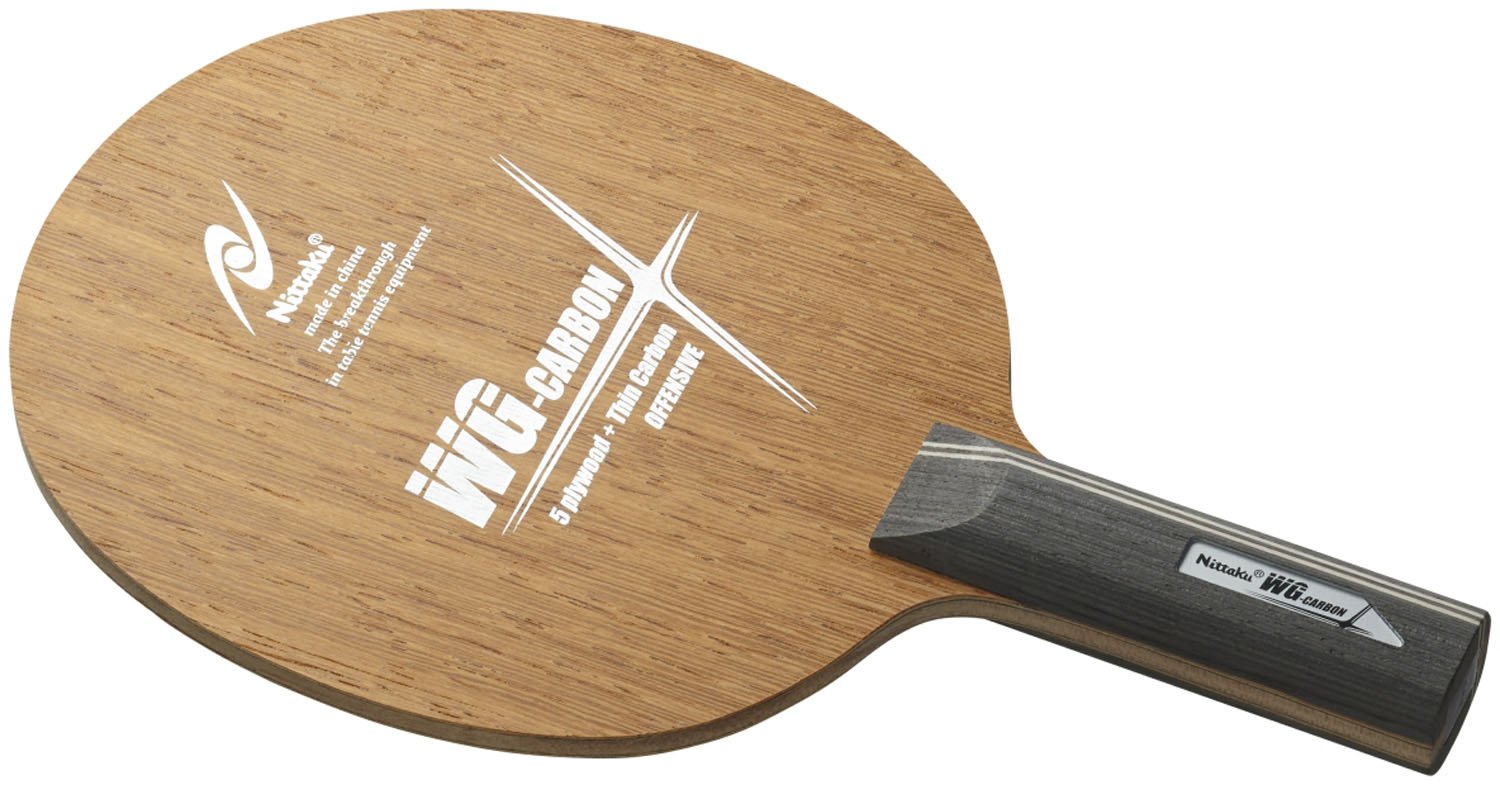 Nittaku - ニッタク シェイクラケット WGカーボン フレア(1コ入) ニッタク ニッタク フライアットカーボン FL NC-0361 卓球