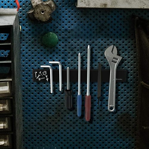 Miniatura 10 de Rich&Ray Soporte magnético para cuchillos, soporte magnético para cuchillos de cocina, para pared, sin taladrar, organizador de accesorios de