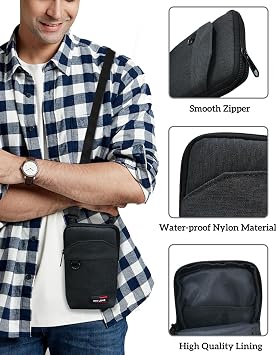 TanReginal Portable Crossbody Phone Bag for iPhone 17 16 & Samsung Galaxy