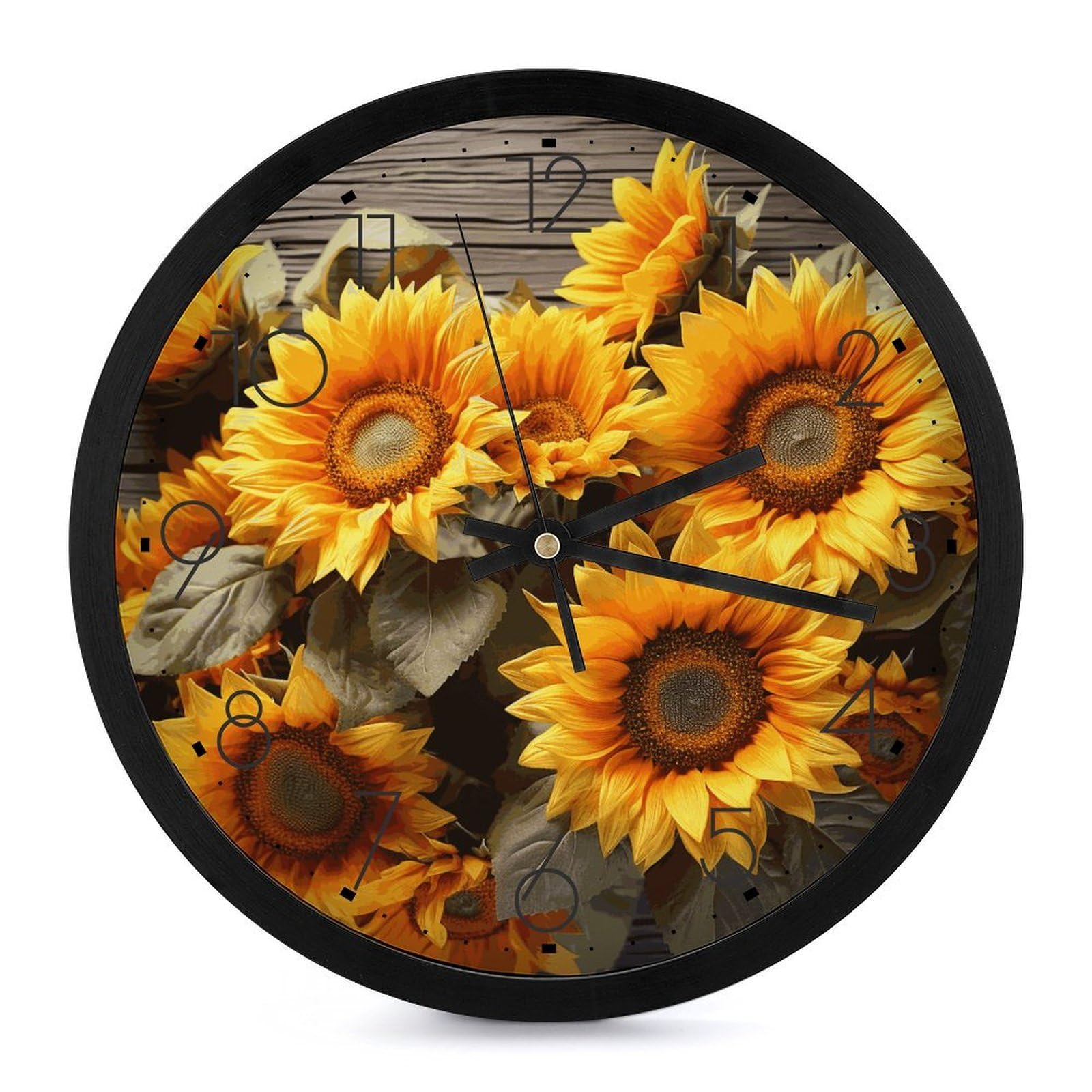 Horloge murale silencieuse et sans tiques pour lire l'heure sans bruit