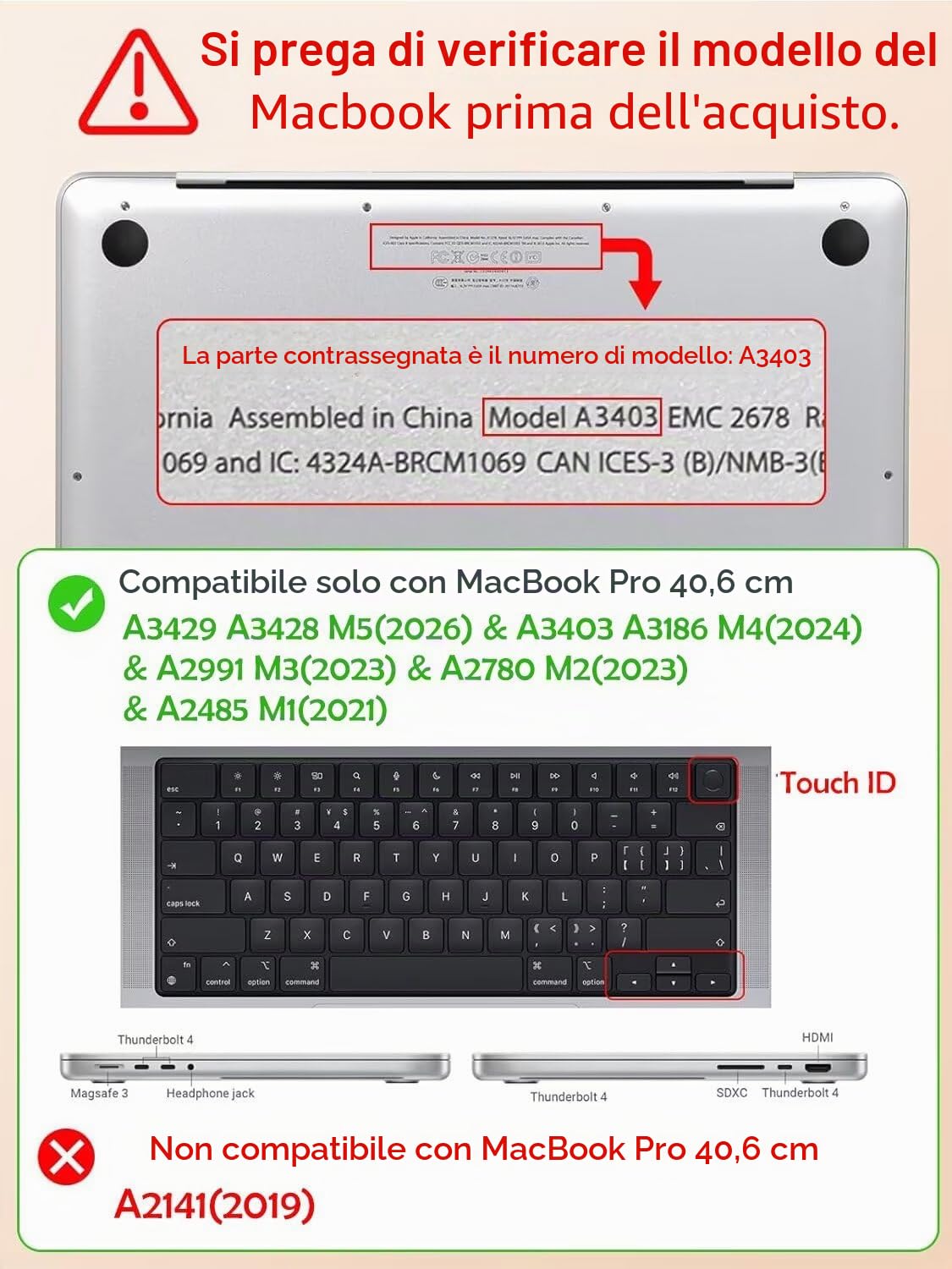 MOKASE Custodia per MacBook Pro 16 Pollici 2026-2021 Rilascio M5 A3429 A3428 M4 A3403 A3186 M3 A2991 M2 A2780 M1 A2485, Custodia Rigida in Plastica Protettiva Gommata & Copritastiera, Black Gold