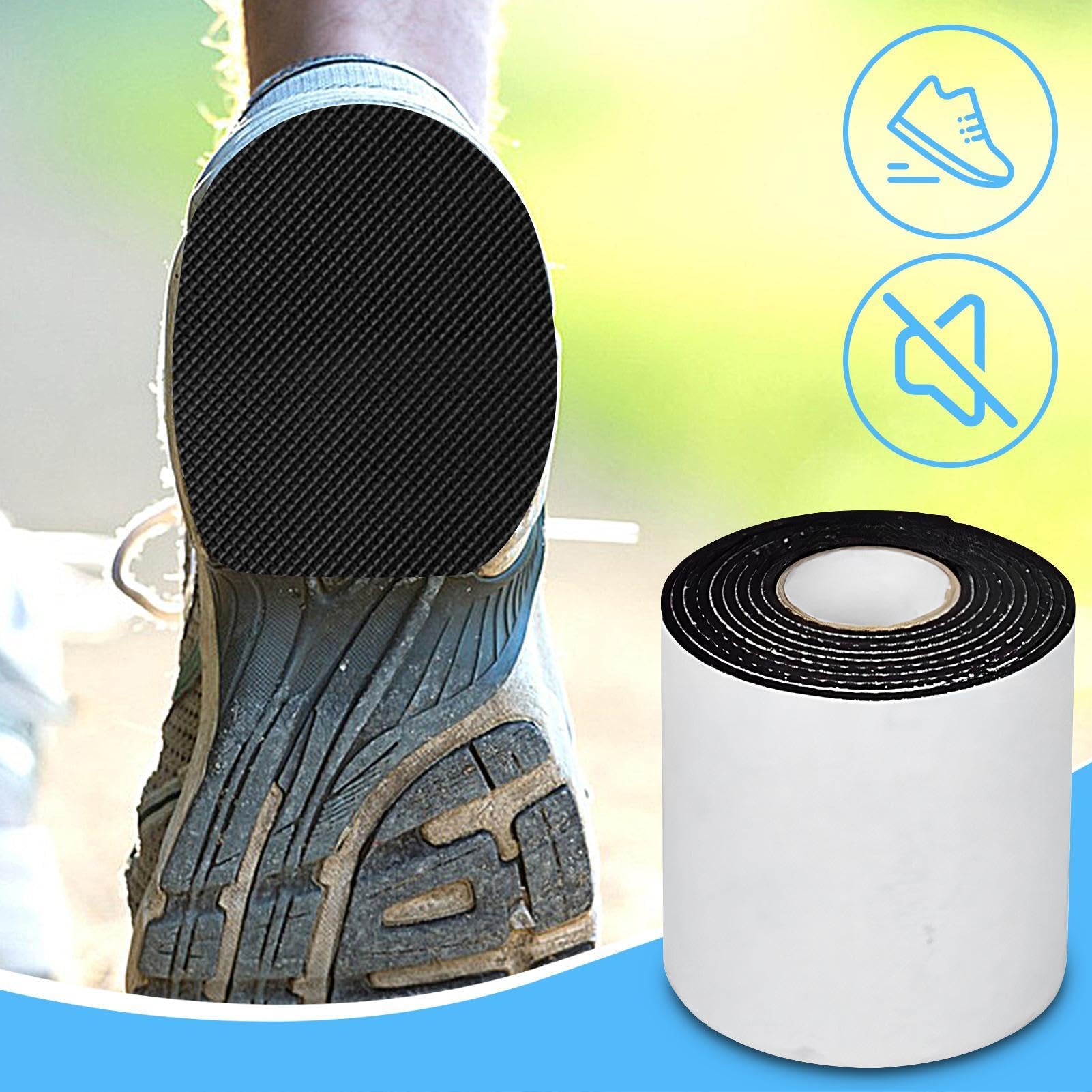 Agarre antideslizante para zapatos de 3.28 pies, almohadillas para talón, calcomanías protectoras inferiores