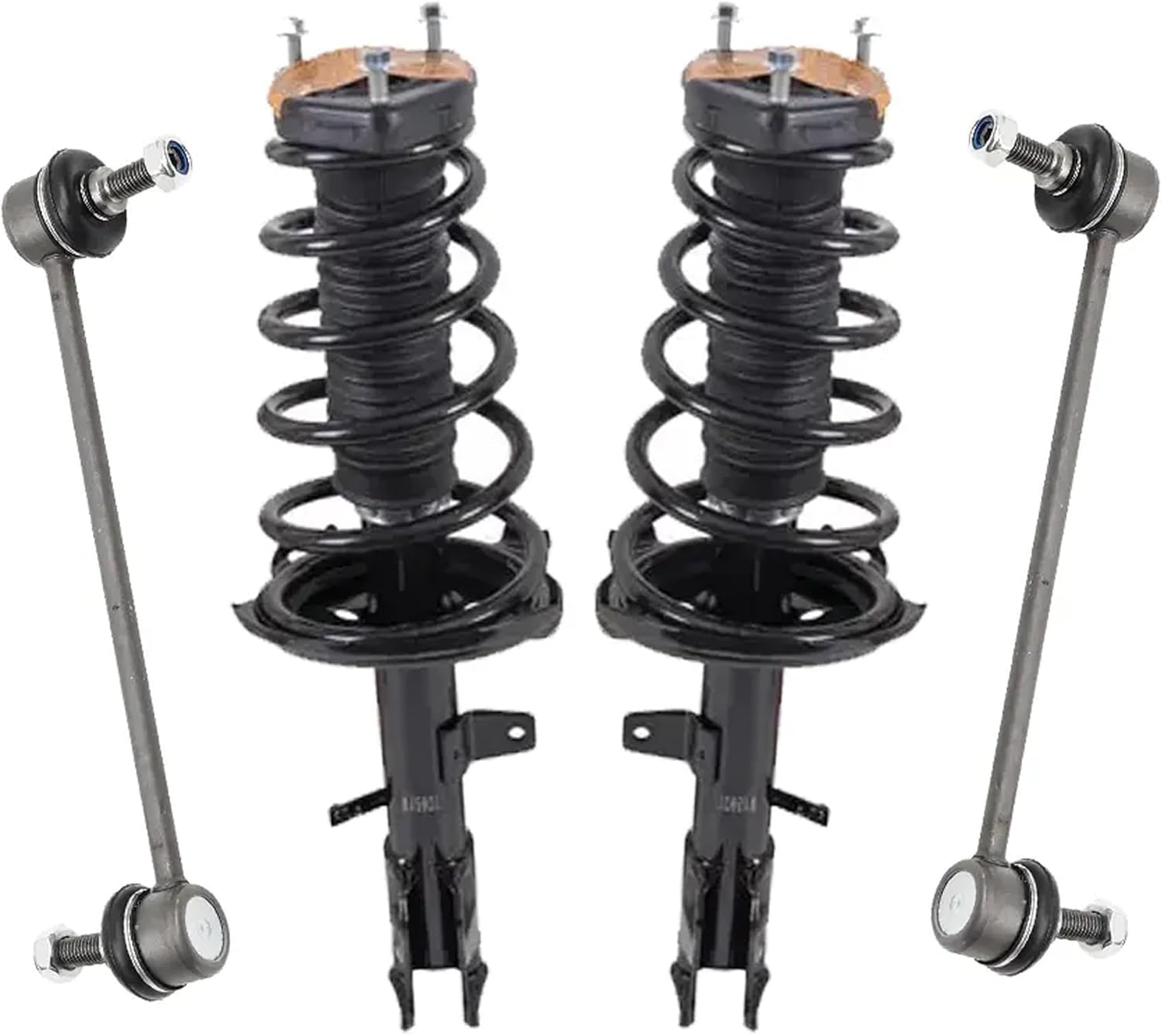 MOSTPLUS Rear Struts+ Sway Bars Links Suspension kit Compatible with 2004-2007 Toyota Highlander/04-2006 Lexus RX330 AWD Shocks Assembly Set of 4