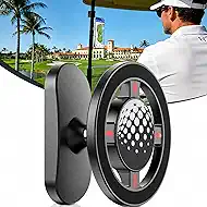 Magnetic Golf Cart Phone Holder, N55 Strong Magnetic Mount, 1-Second Snap-On, 360° Rotation, Compatible with MagSafe iPhone & Android Phones, Fits EZGO Club Car Yamaha, Golf Accessories Gift