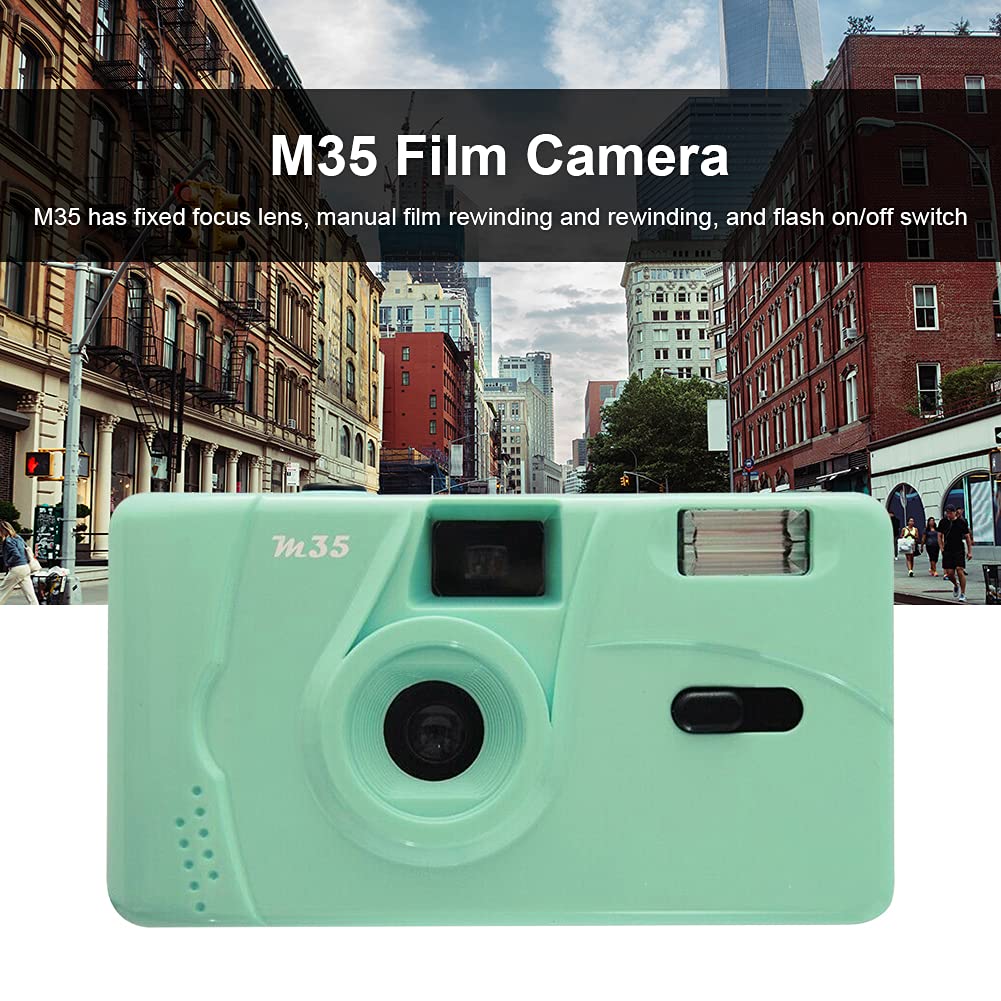 Cámara de película reutilizable Ta M35 de 35 mm (verde)