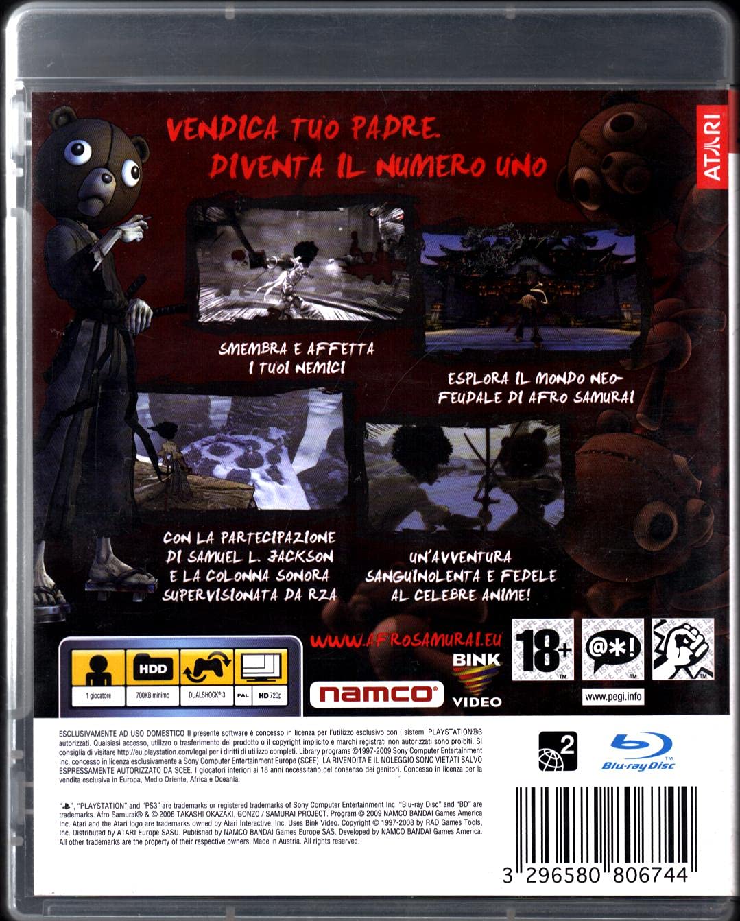 Amazon.com: SONY AFRO SAMURAI PS3 : Video Games