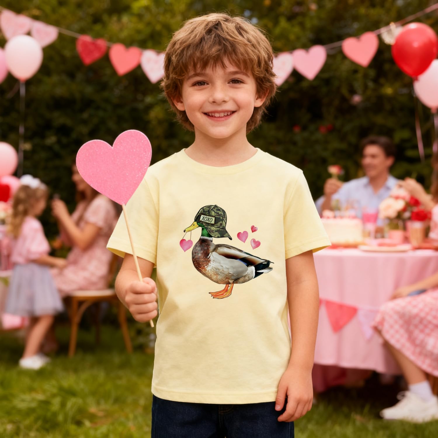 Toddler Valentines Shirts Boys Girls Cute Valentine Vibes Graphic Clothes Kids Casual Short Sleeve Tee Tops 2-7 Years image 4