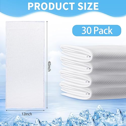 Miniatura 2 de Redbaker Toallas de enfriamiento por sublimación de 40 x 12 pulgadas, toalla de hielo suave y transpirable, toalla de yoga de microfibra, toalla de