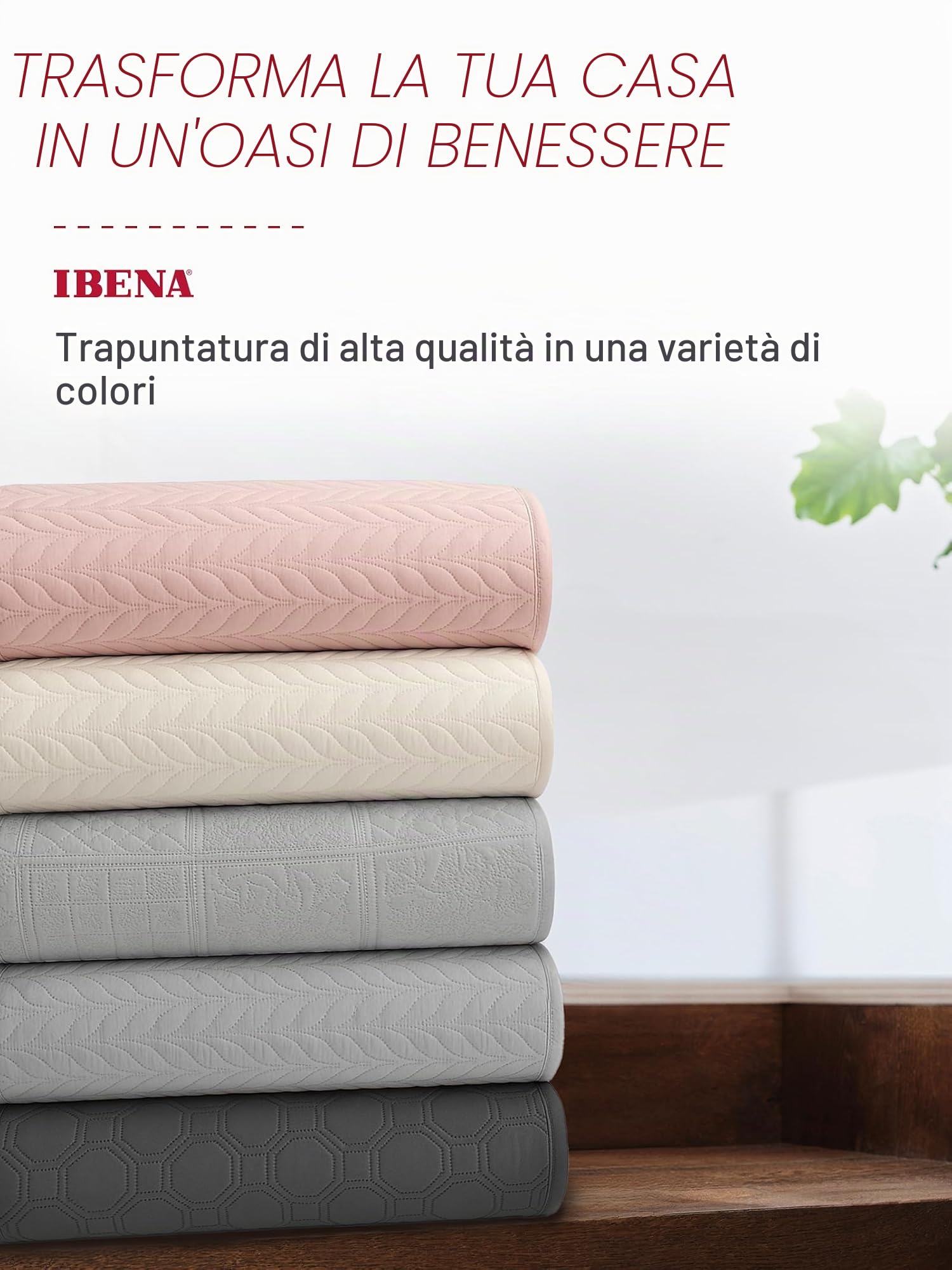 Ibena Nancy - Copriletto 140 x 210 cm, colore: rosa, coperta leggera con motivo a treccia