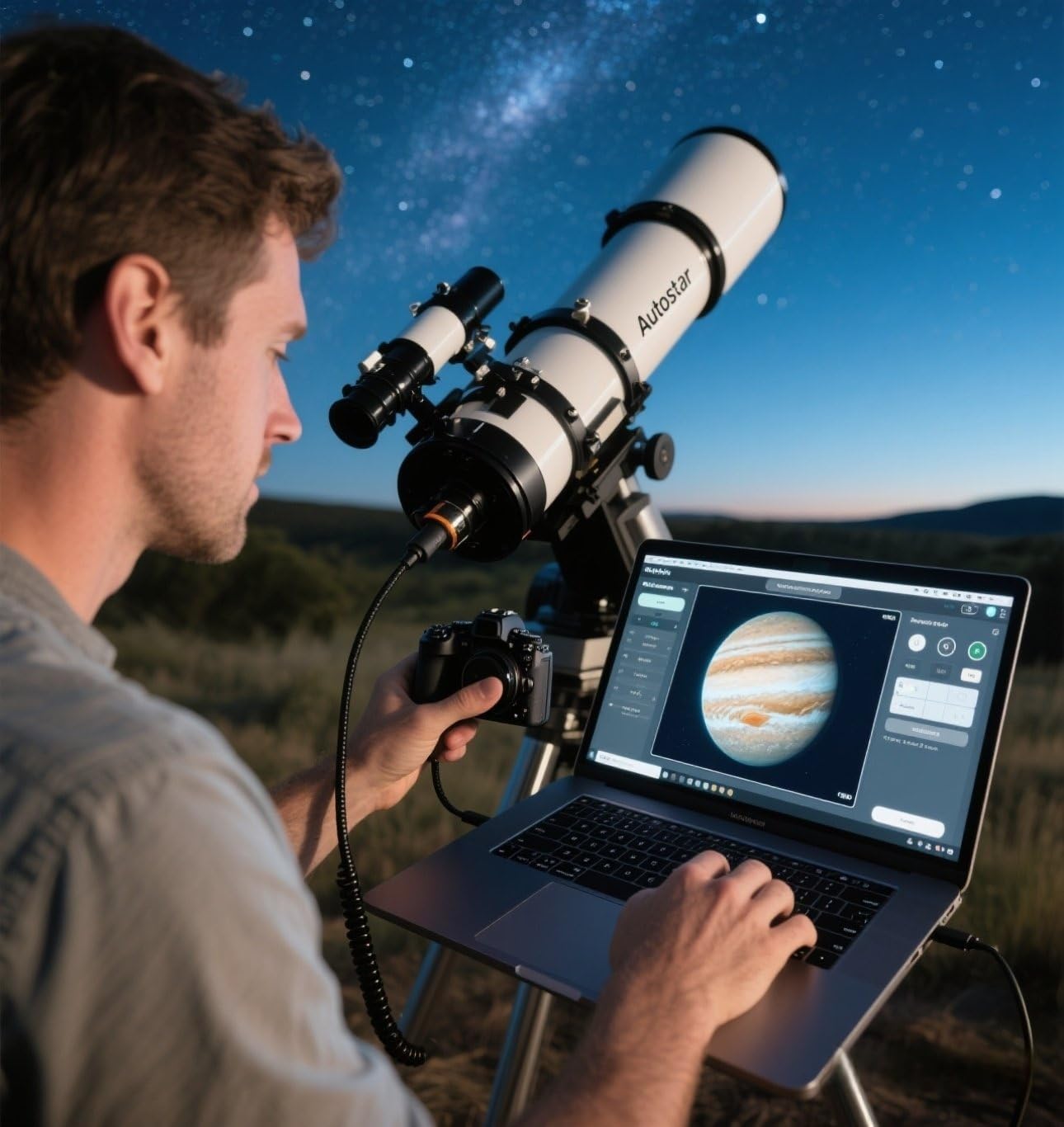 RJ11 Control Cable for Skywatcher HC, USB to RJ11 Console Cable for Skywatcher Hand Controller and Celestron NexStar 127SLT (6 FT/ 1.8M).