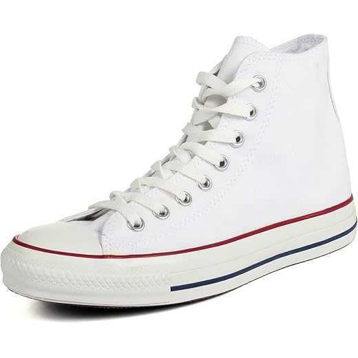 Converse Chuck Taylor All Star High Top Sneaker, Optical White, 12 Women/10 Men