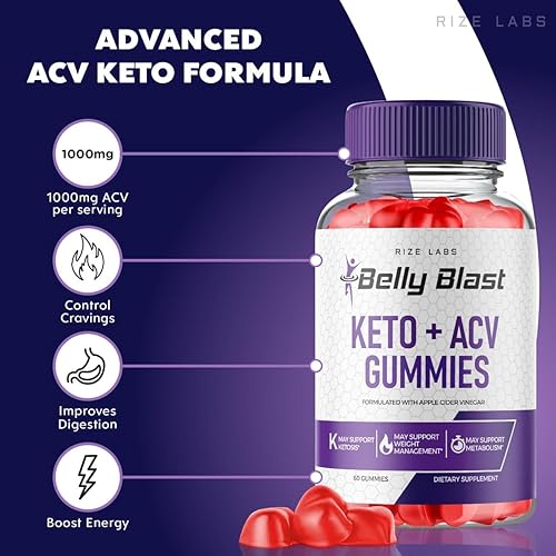 Miniatura 4 de Paquete de 2 gomitas Keto Belly Blast, oficial Belly Blast, gomitas para perder peso, Belly Blast, Keto, Belly Blast, Keto ACV, gomitas Belly Blast