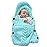 XMWEALTHY Newborn Baby Wrap Swaddle Blanket Knit Sleeping Bag Receiving Blankets Stroller Wrap for Baby(Sky Blue) (0-6 Month)