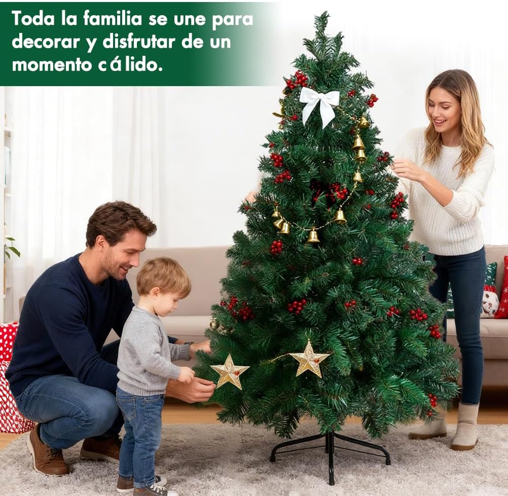 Árbol de #Navidad 210cm por 45,53€ marcando aplicar cupón y usando el #código: D36IFY28