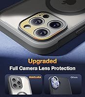 Vista 497 de Diaclara - Funda diseñada para iPhone 15 Plus de 6.7 pulgadas, transparente, cuerpo completo, con protector de pantalla, resistente de protección