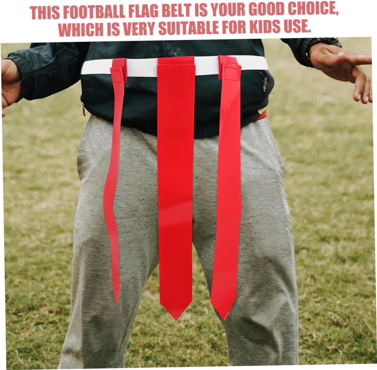 Rugby Football Waist Flag Football Training Equipment Football Flag Belt Teens Football Flags Adjustable