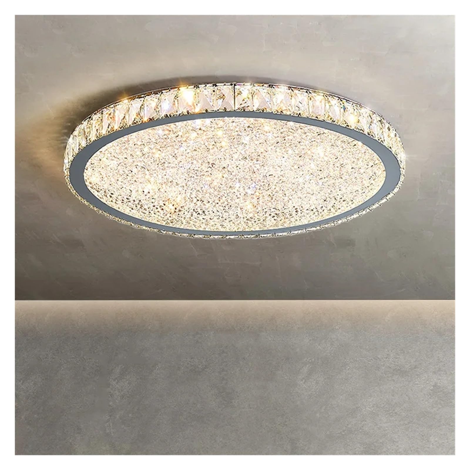 Lampes suspendues en cristal pour chambre à coucher moderne LED