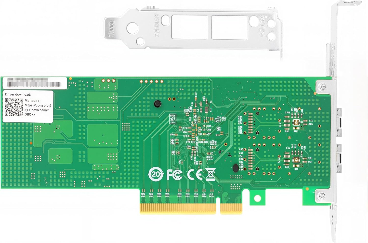Vogzone 10GbE NIC Card for Mellanox MCX312B-XCCT, PCIe 3.0 x8 10Gb Ethernet NIC with Mellanox ConnectX-3 Chipset, Dual SFP+ Network Card