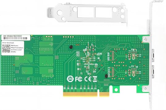 Vogzone for MCX312B-XCCT ConnectX-3 Pro EN 10GbE Dual SFP+ PCIe 3.0 x8 NIC | 10GbE Ethernet Adapter, Supports RoCE, SR-IOV, VXLAN Offload for Virtualization and Storage Servers