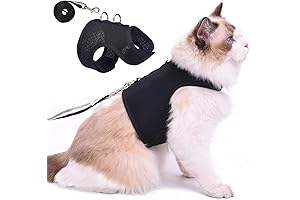 Rabbitgoo Cat Harness with Escape Proof Design and Extra Large Size: Stroll...