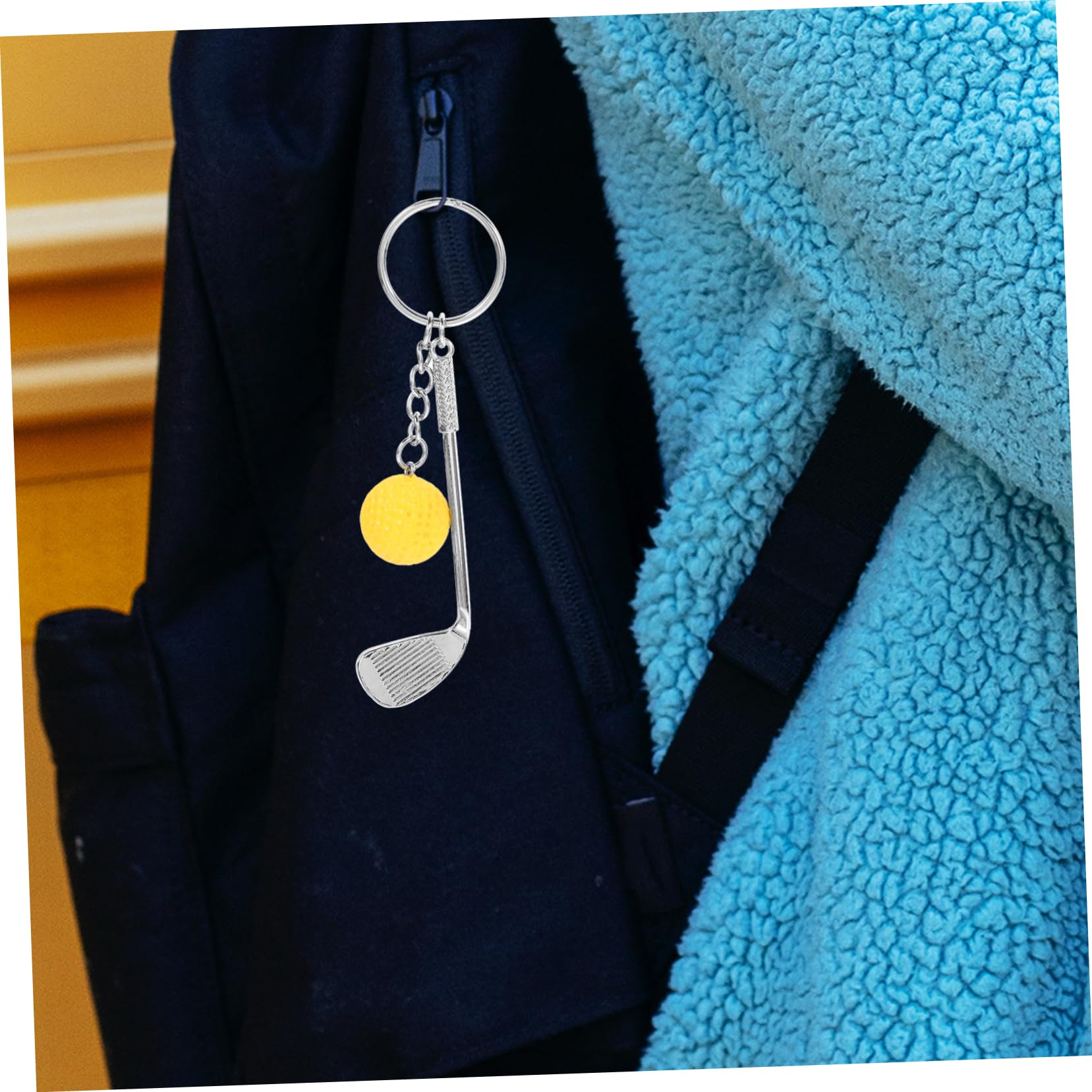 INOOMP Golf Golfbälle Partygeschenke Schlüsselanhänger Schlüsselanhänger Hängende Ornamente Schlüsselanhänger Spielzeuge Einzigartige Bälle Schlüsselanhänger