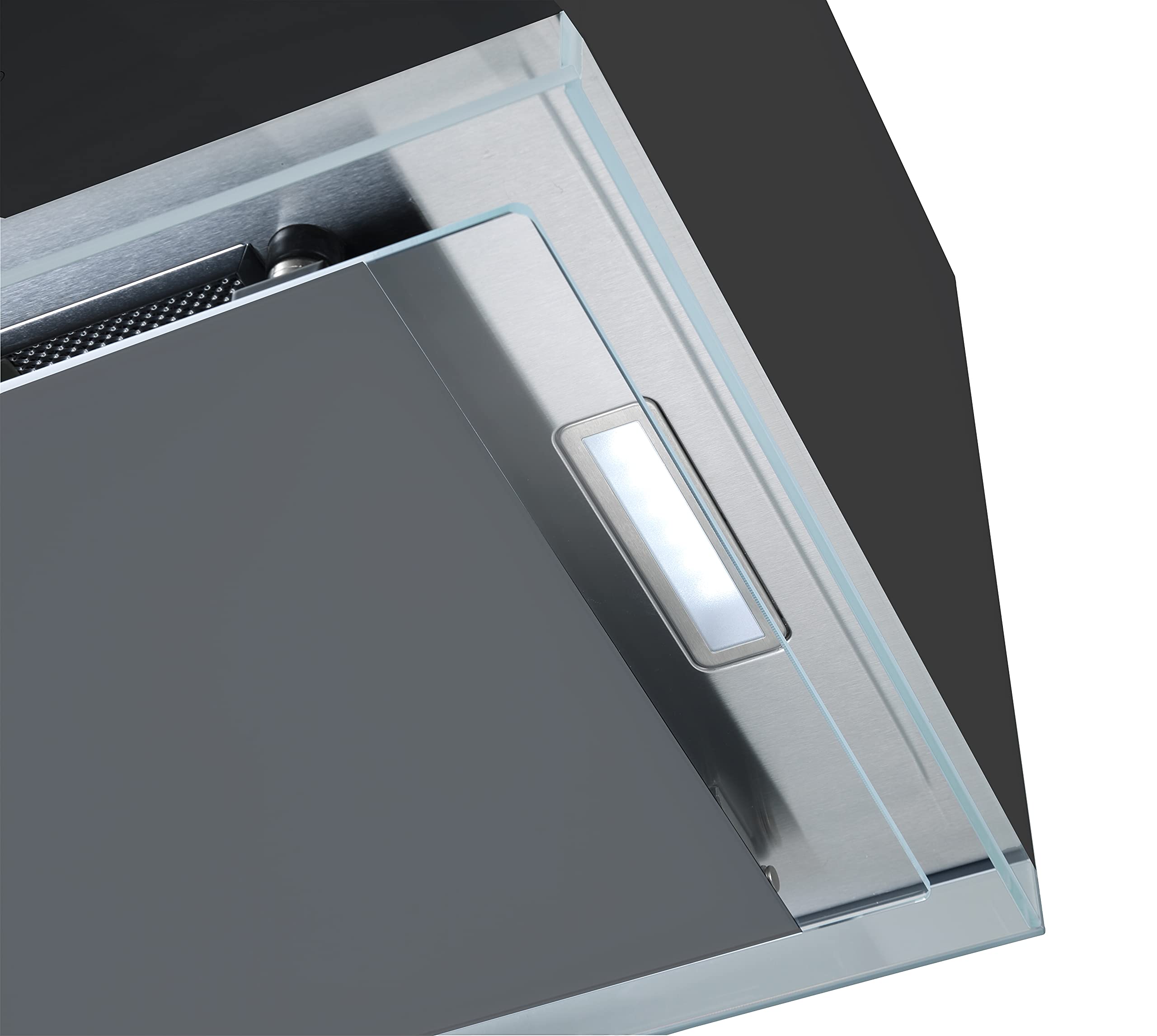 Respekta Centa Design Campana extractora de isla 50 cm/con mando a distancia/color negro/clase de eficiencia energética A+ / máx. 67 dB/flujo de aire 531,8 m³/h / CH11051IS