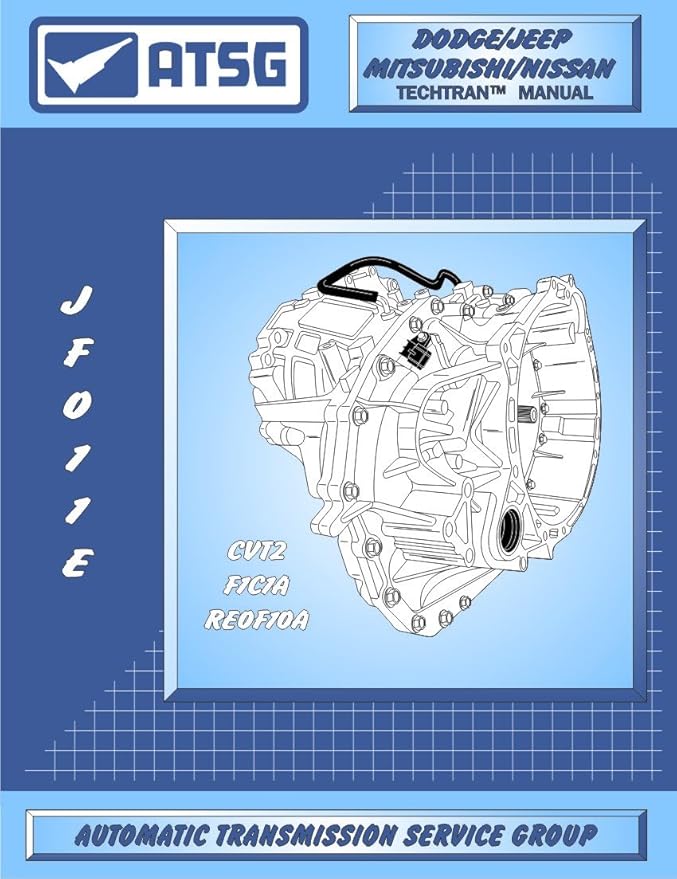 ATSG JATCO JF011E CVT Automatic Transmission Repair Manual