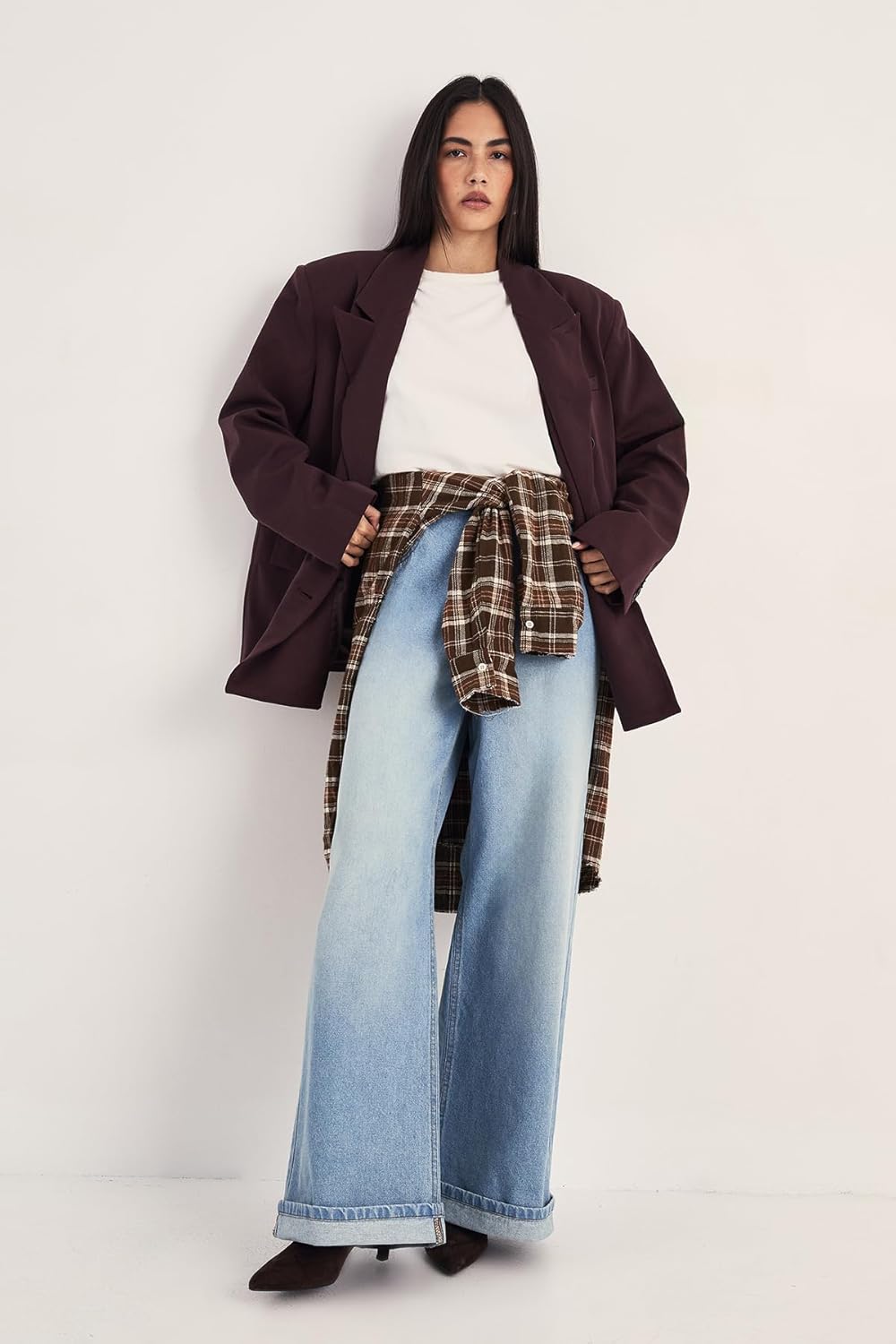 Nasty Gal Tailored Double Breasted Oversized Blazer