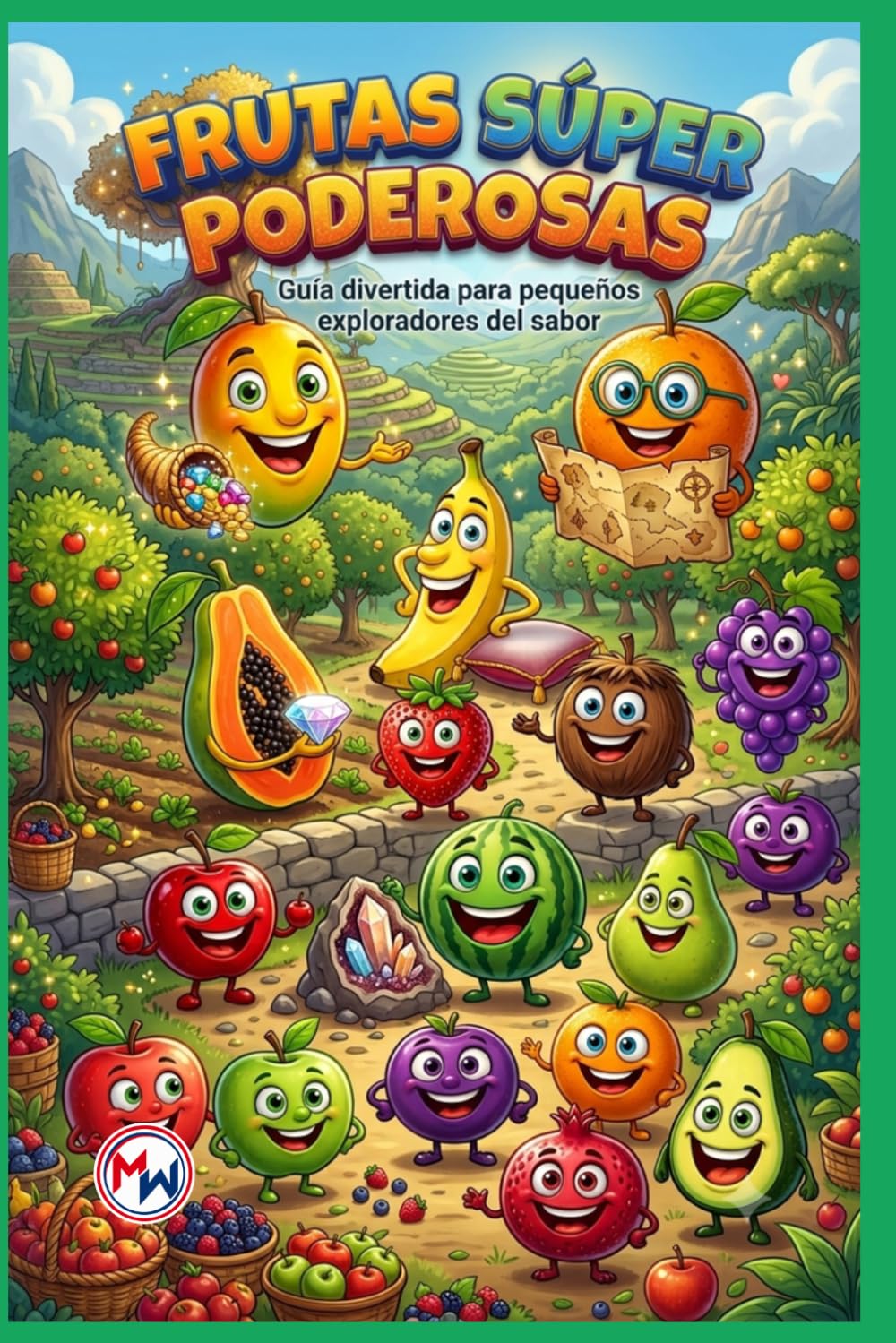 FRUTAS SÚPER PODEROSAS: Guía divertida para pequeños exploradores del sabor.