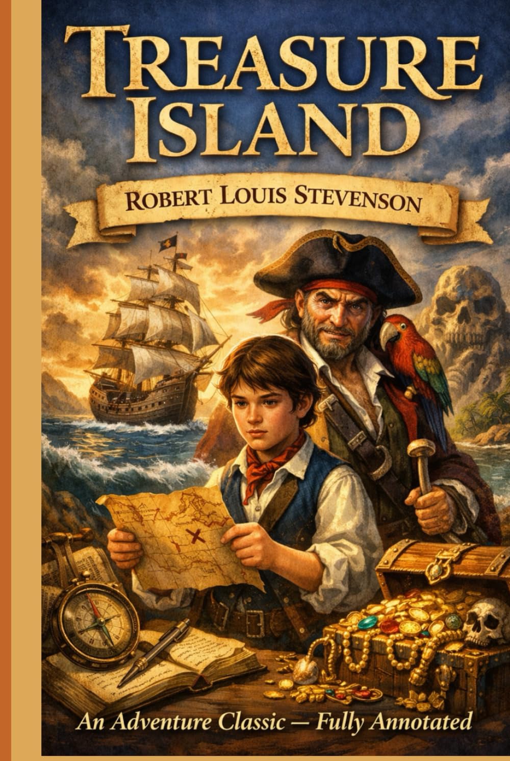 Treasure Island – An Adventure Classic (Fully Annotated)