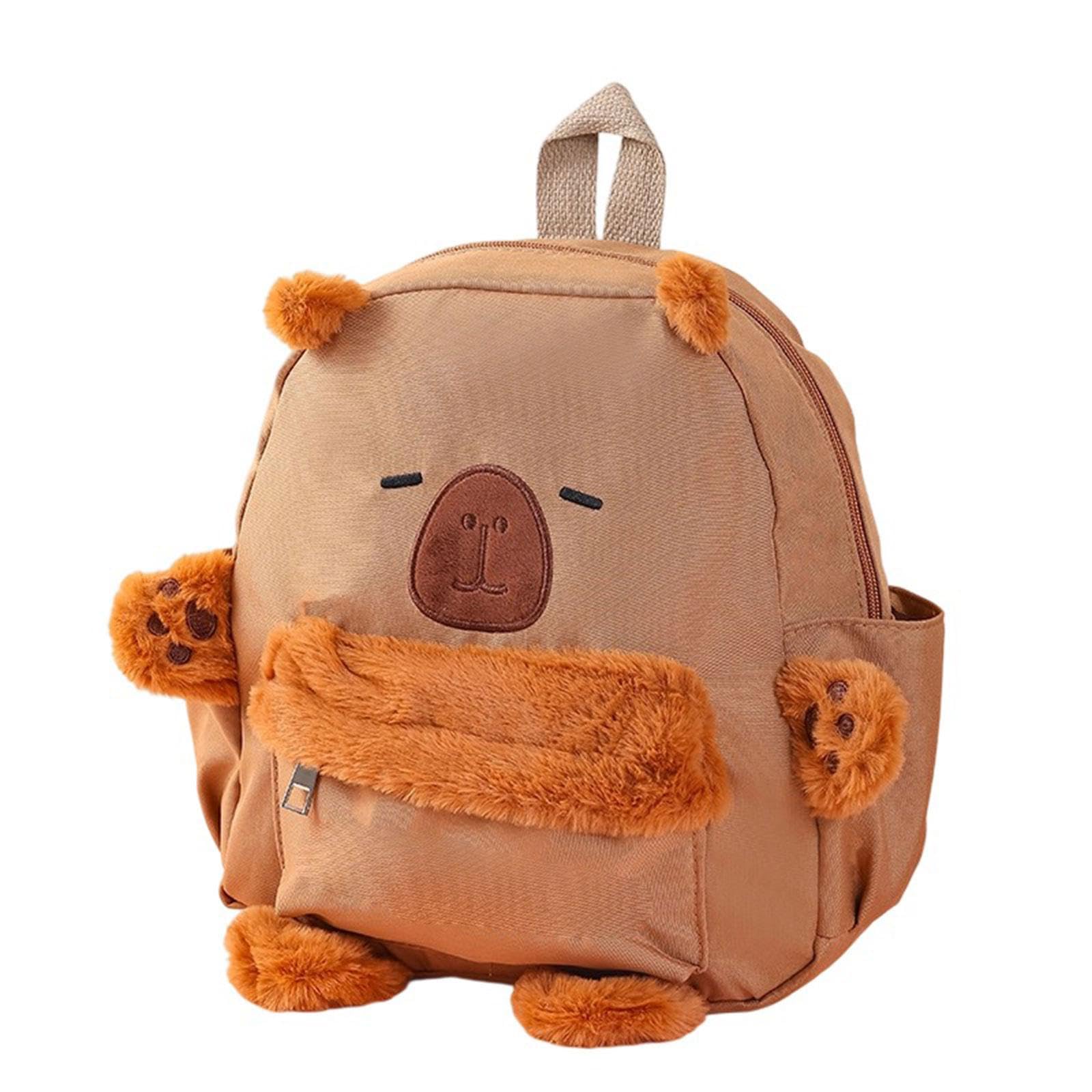 APGLSXY Fashionable Capybaras Theme Rucksack with Adjustable Straps Multiple Compartment Capybaras Backpack for Students Waterproof Rucksack