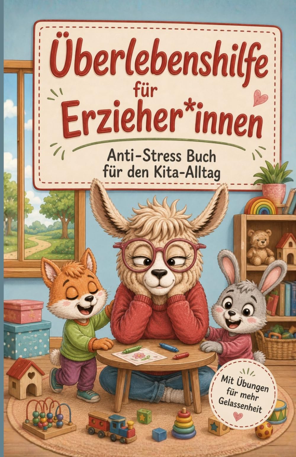 Überlebenshilfe für Erzieher*innen - Das perfekte Geschenkbuch: Mit Geschichten, Übungen und Rätseln – für alle die täglich den Kita-Wahnsinn meistern