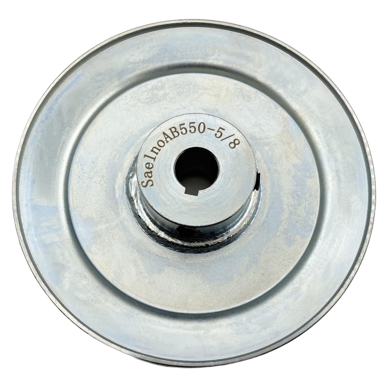 AB550-5/8 Single Groove Web Sheaves, v Belt Pulley 5.5" OD 5/8" bore,Motor Pulley Carbon Steel for A B 5L 4L V-Belts — Amazon image 5