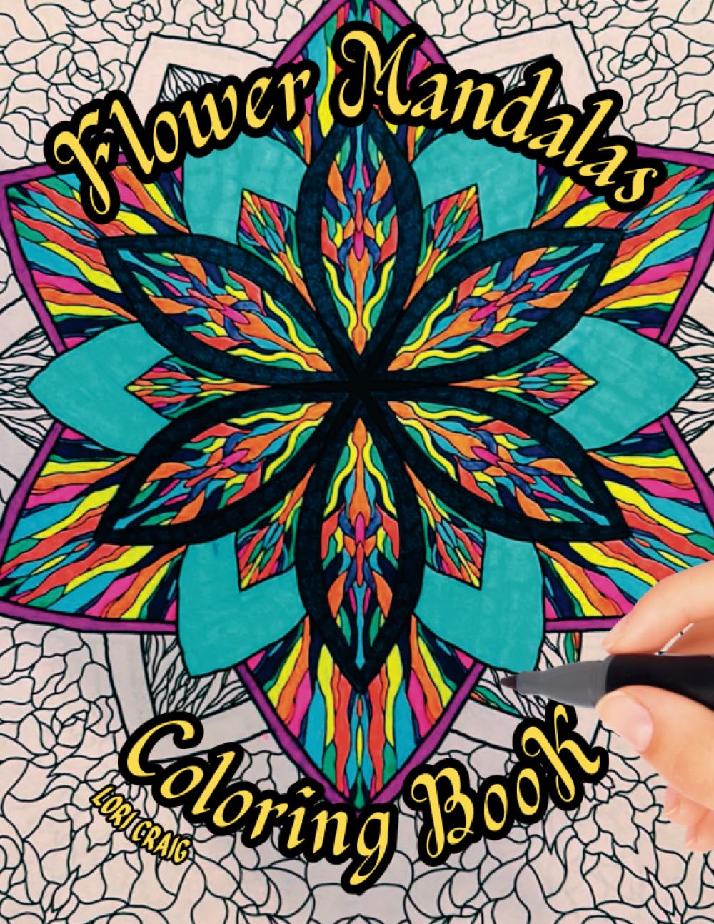 Flower Mandalas: Stress reducing Intricate Mandalas inspired by flowers (Adult Coloring Books)