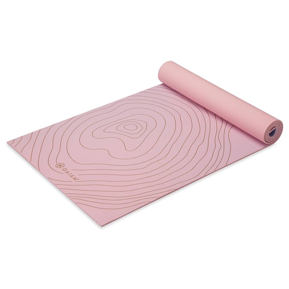 Amazon.co.jp: Gaiam ヨガマット - プレミアム6mmプリント 極厚