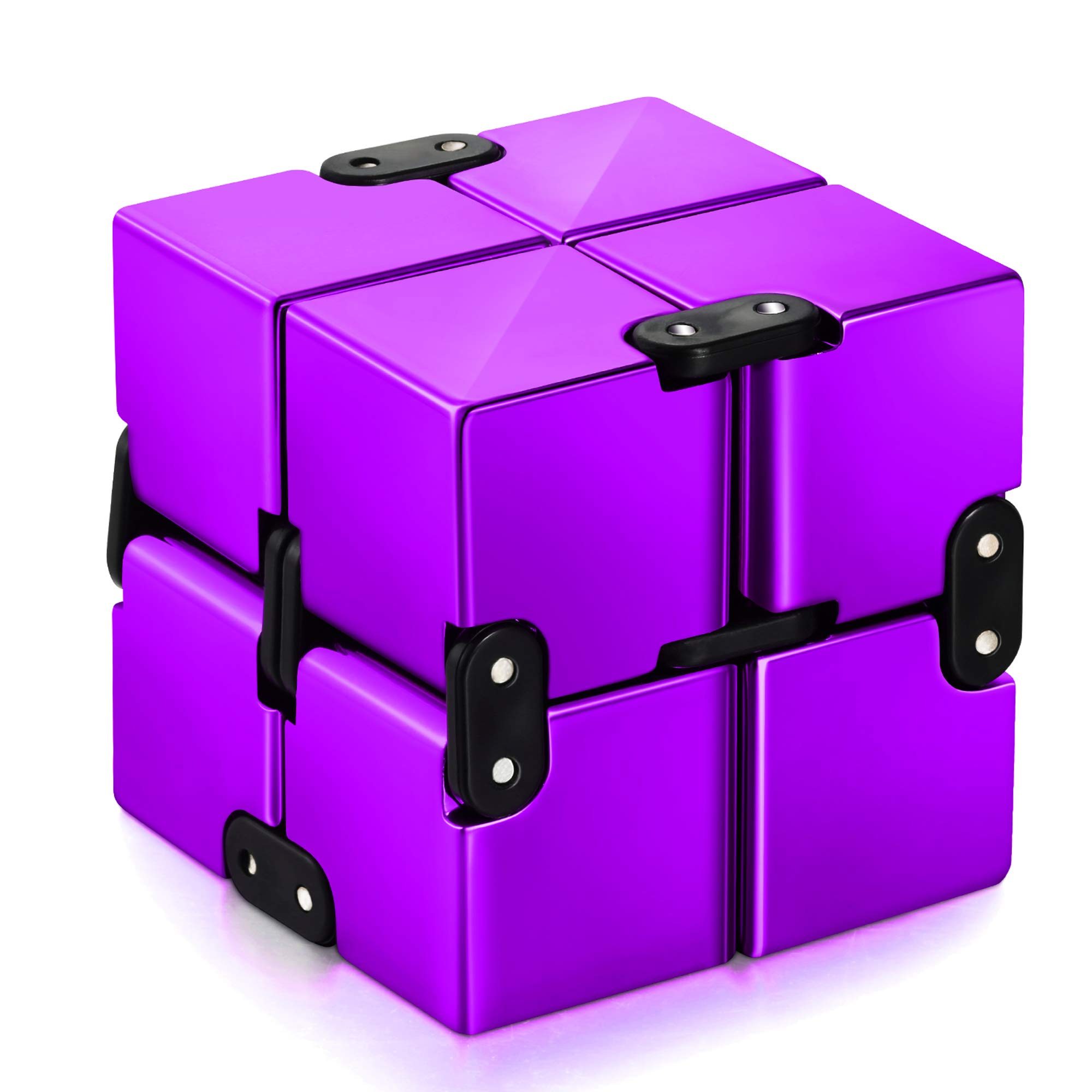Funxim – Fidget Cube Infinity – Cube Anti-stress Pour Doigts – Acier Inoxydable – Décompression Bureau – Pour Ados Et Adultes