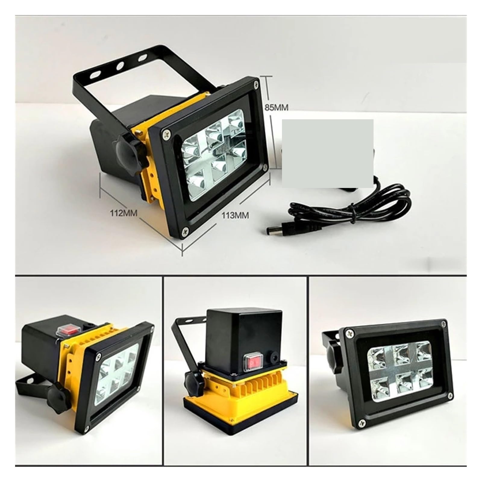 Światło UV, 60W akumulator lampa utwardzająca UV 395nm 365nm 405nm bezcieniowy klej lampa fluorescencyjna identyfikacja antyczna(395nm)
