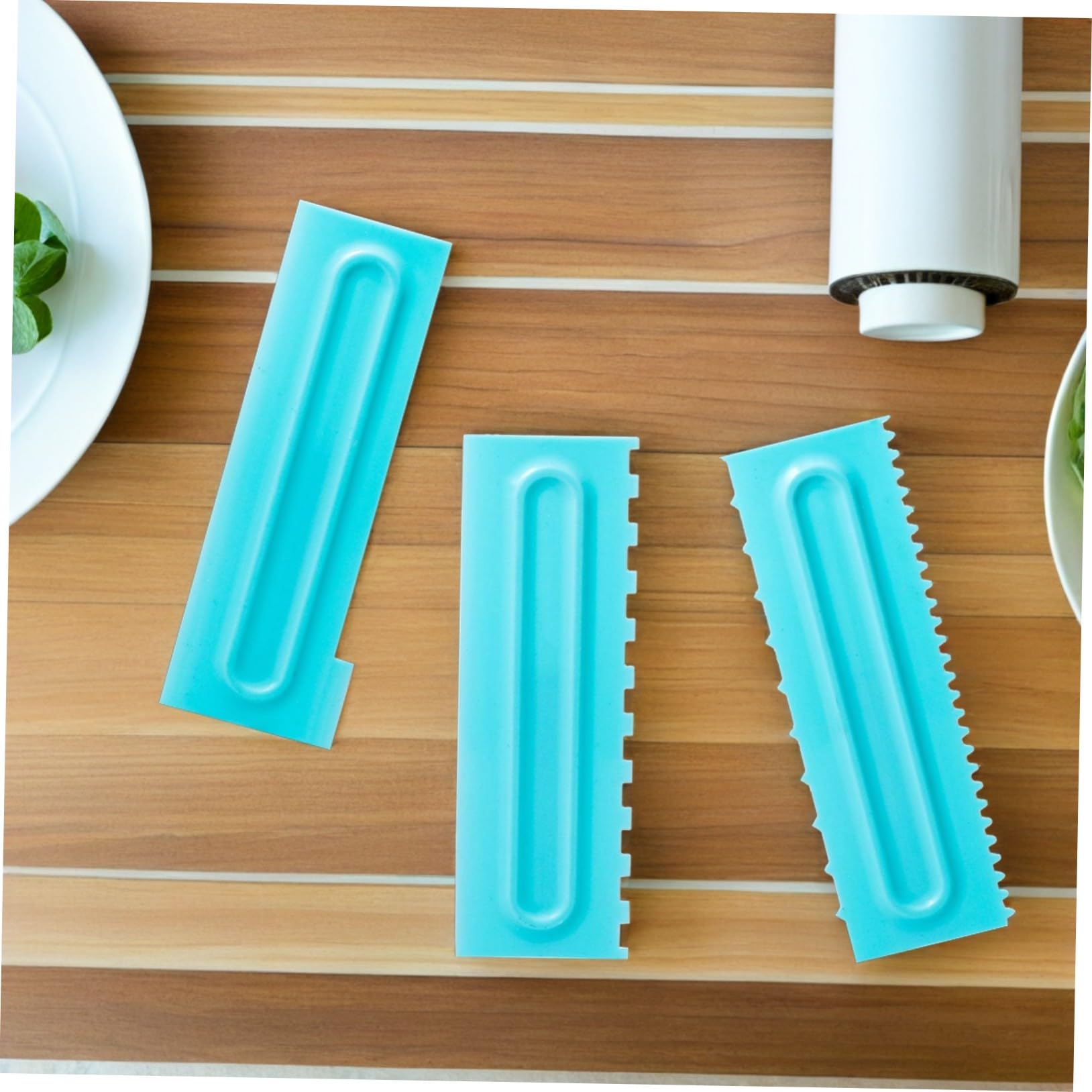 TOYANDONA 9 Stück Teiliges Backzubehör Torten-schaber aus Stabilem PP Kunststoff Professioneller Cake Smoother mit Ergonomischem Design für Gleichmäßiges Glätten und Vielseitige