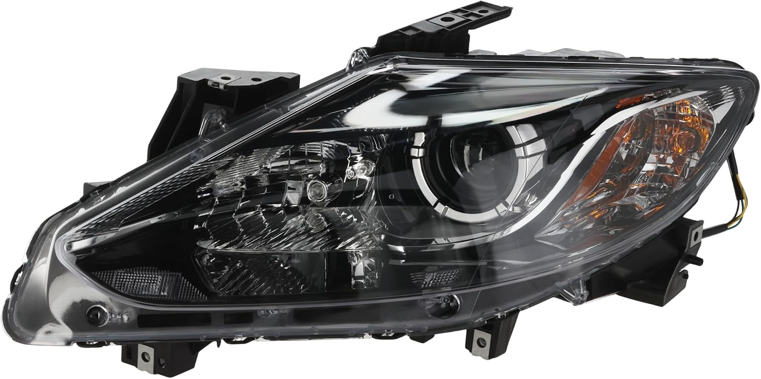 Compatible with 13-15 CX-9 Front Halogen Headlight Headlamp Head Light Lamp with Bulb Left Driver Side