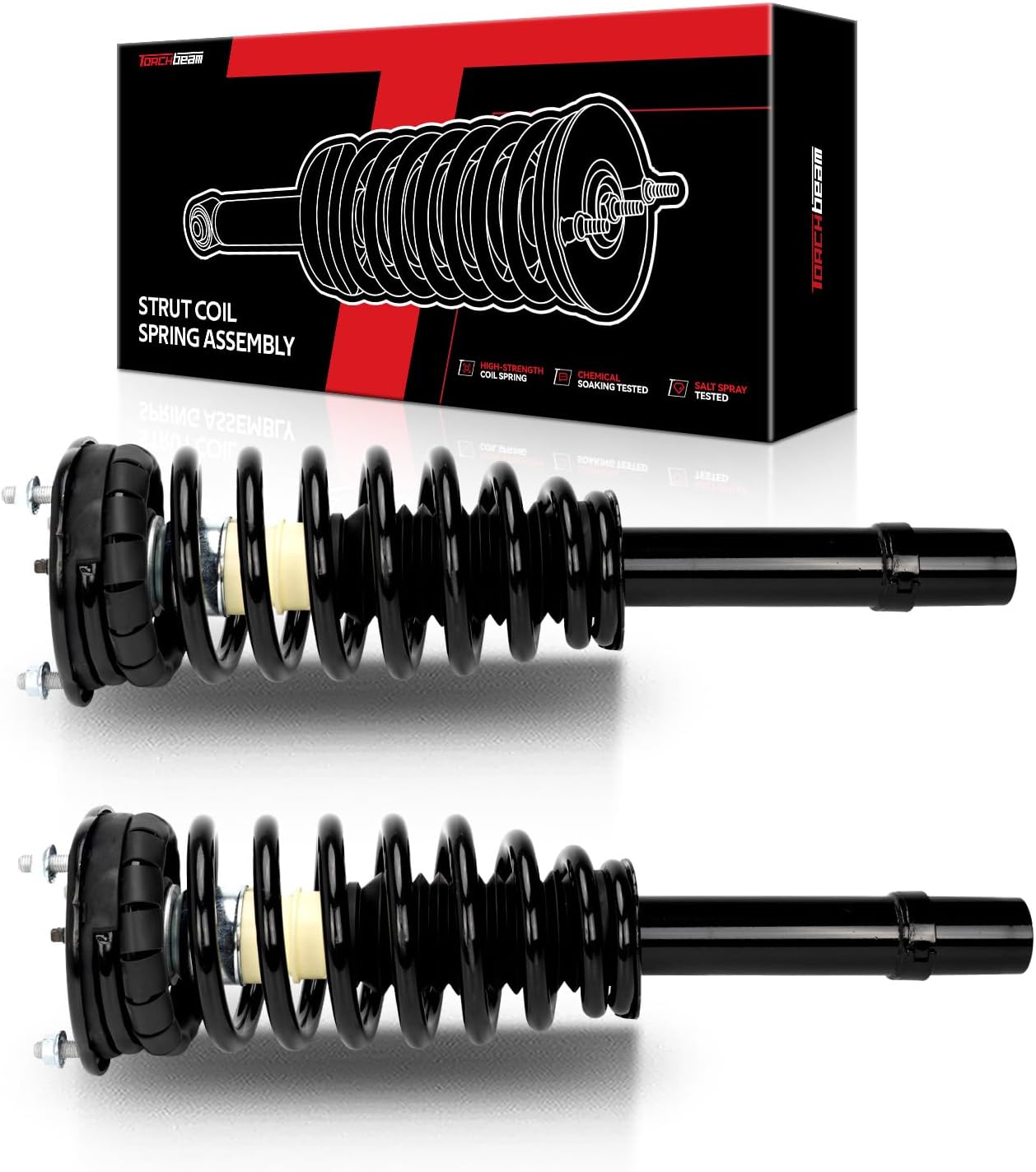 Torchbeam Front Struts and Shocks Complete Assembly Amortiguadores Delanteros for Hyundai Sonata 2000-2005, Kia Optima 2001-2006 171417 * 2