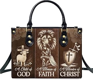 Jesuspirit Leather Handbags - Bible Bags, Religious Bag - Christian Gifts For Women - Christmas Gift For Mom, Grandma