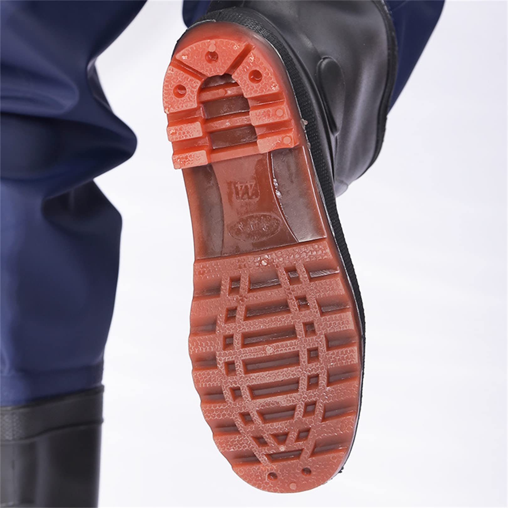 Super Höhe Angeln Stiefel für Männer und Frauen Mehrzweck Regen Gummi Stiefel PVC/Nylon Tragbar Fishing Boots Verdickt Tragen-Beständig Jagdstiefel Watthosen Schuhe