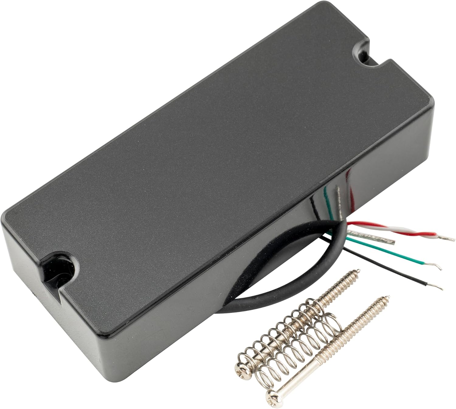 Artec MDC4 Ceramic Magnet Soapbar Style Bass Pickup Neck Pickup 12.4K for 4-String Bass, Black