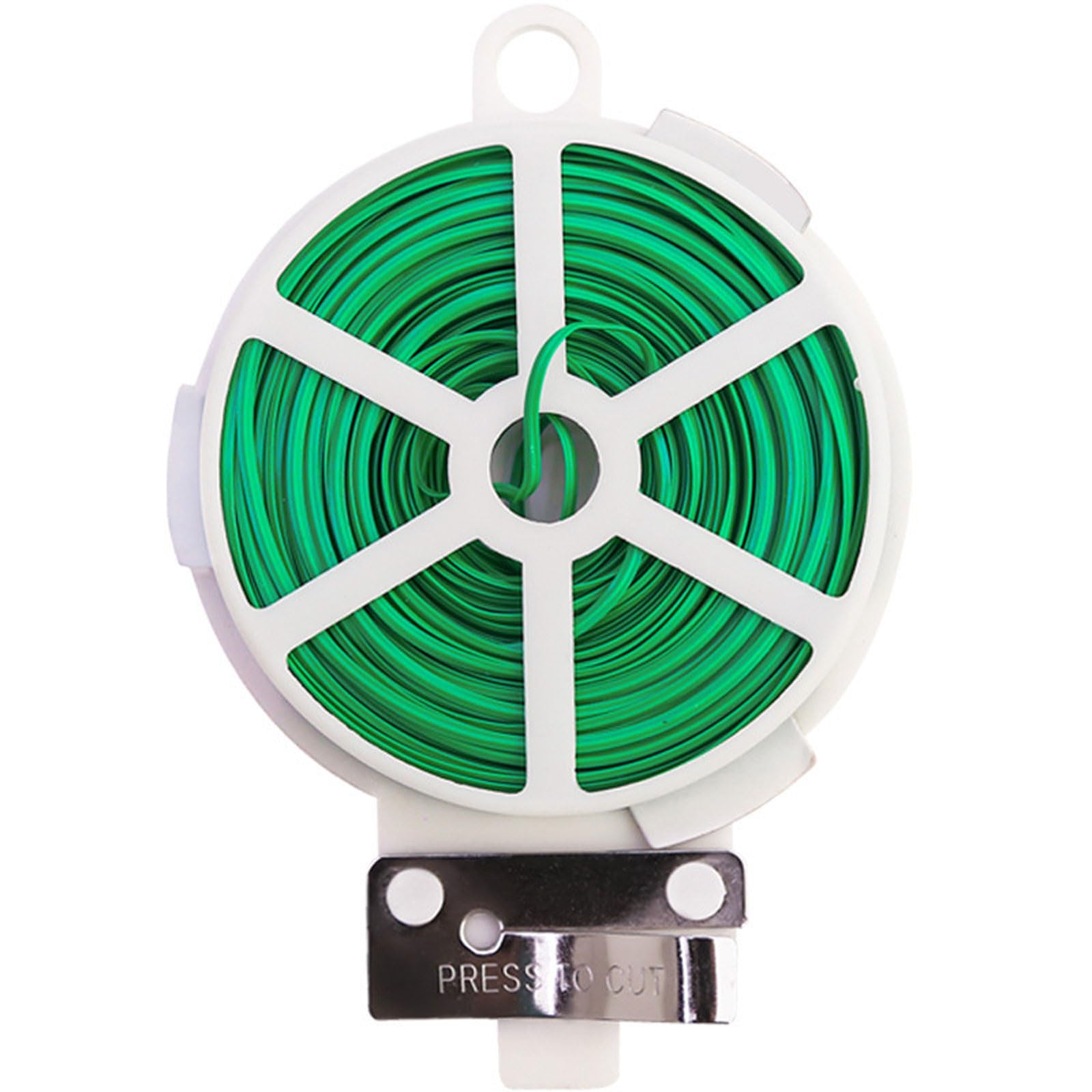 Wiederverwendbare Pflanzenbinder Rolle mit Cutter - Grüne Rankhilfe für Tomatenpflanzen, Gartenarbeit und Kabelmanagement im Haushalt(Size:2 Rolls 656.16ft/200m)