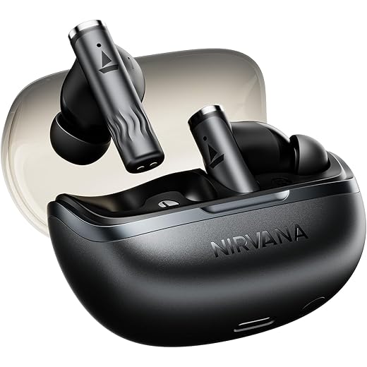 boAt Nirvana Zenith Pro Earbuds 50dB Velvet Grey