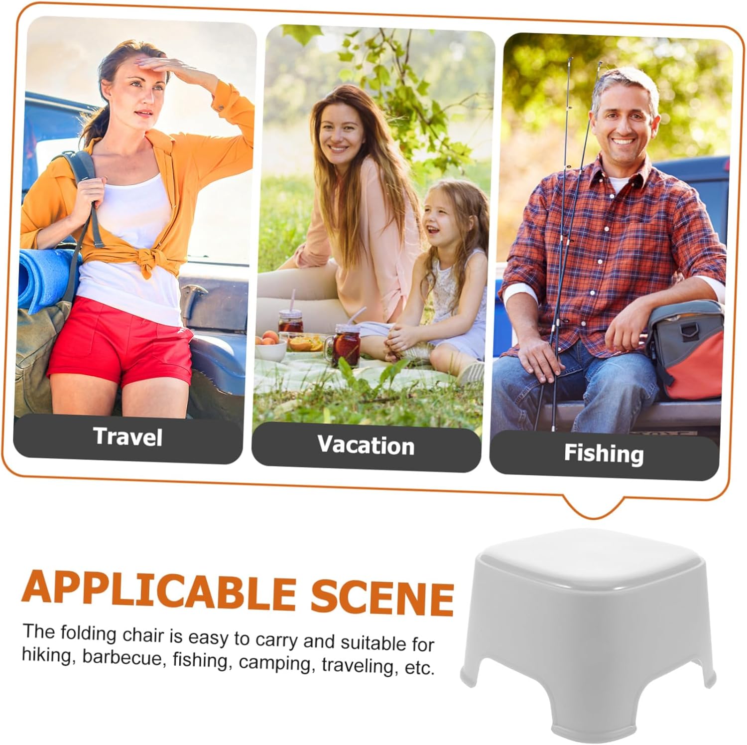 Ergonomic Bathroom Stool with Non-Slip Base Comfortable Step Stool for Bathing and Shoe Changing for Home Kitchen and Bathroom Use