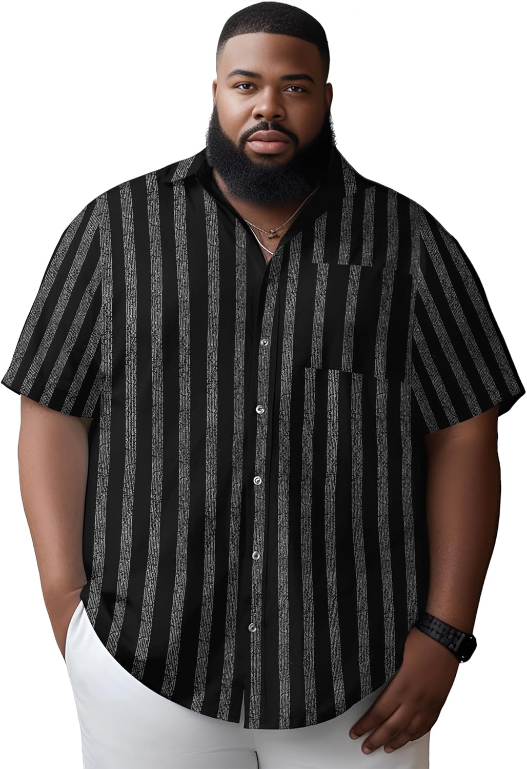 Plus Size Big And Tall Summer Clothes Big Tall Gothic Mens Shirt